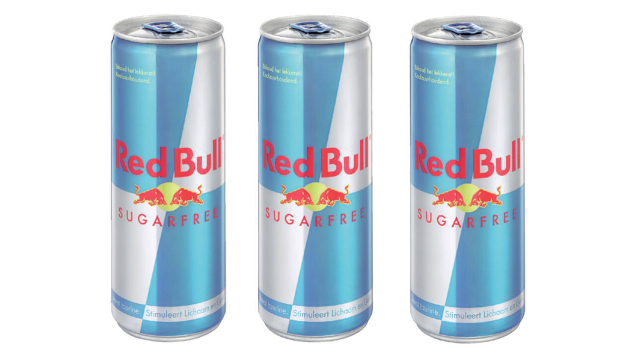 Energiedrank Red Bull sugarfree blik 250 ml