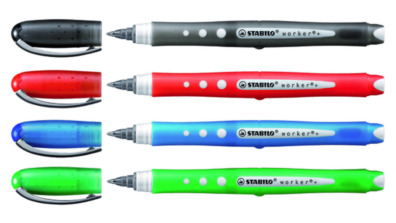 Rollerpen STABILO worker colorful 2019/41 medium blauw