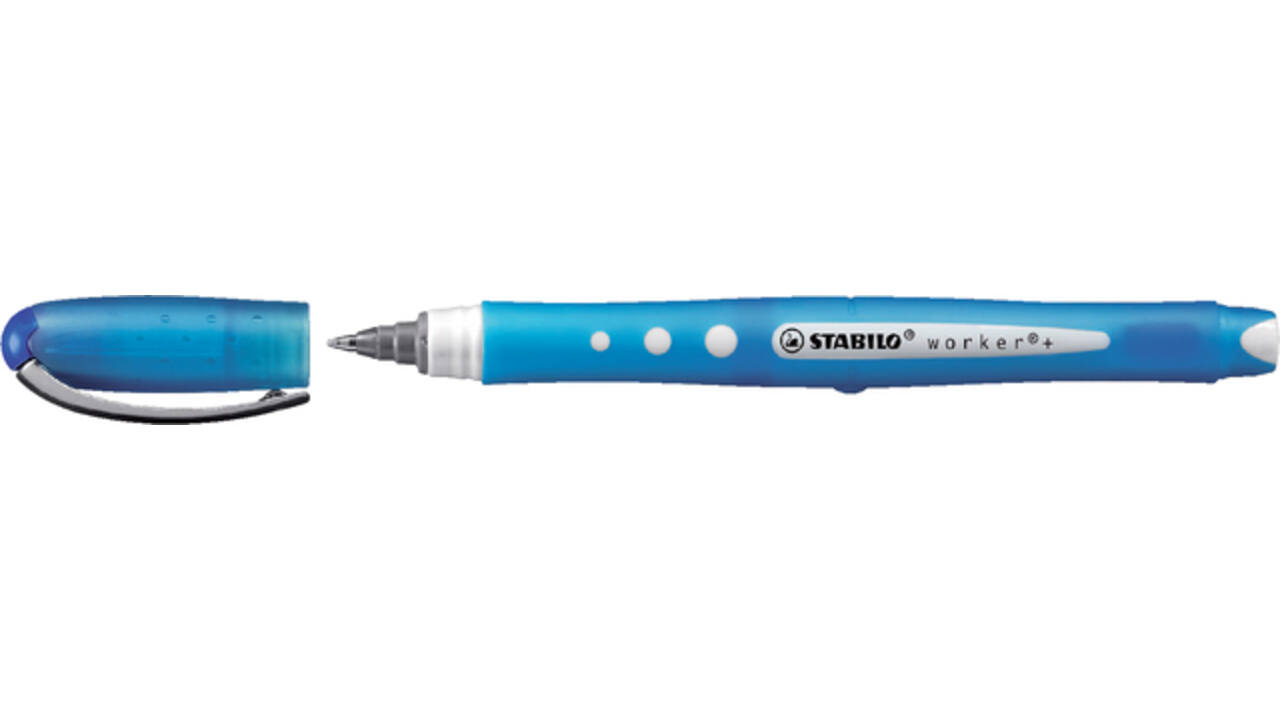 Rollerpen STABILO worker colorful 2019/41 medium blauw