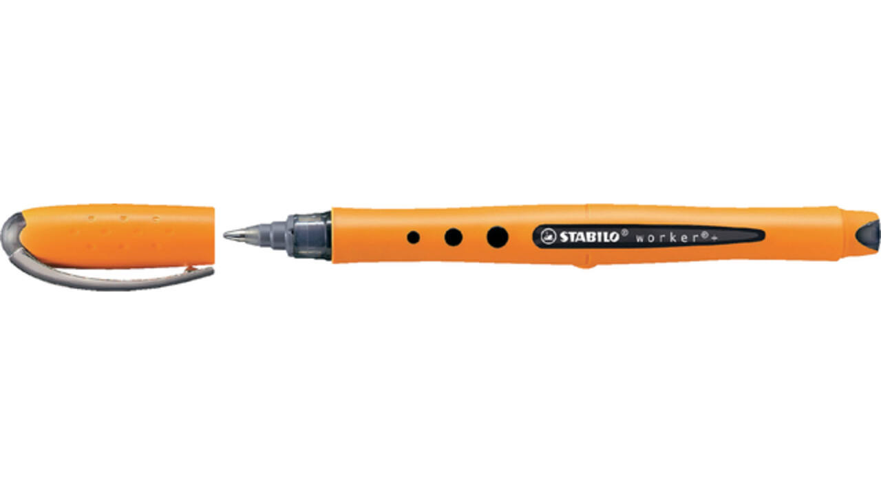 Rollerpen STABILO worker 2018/46 medium zwart