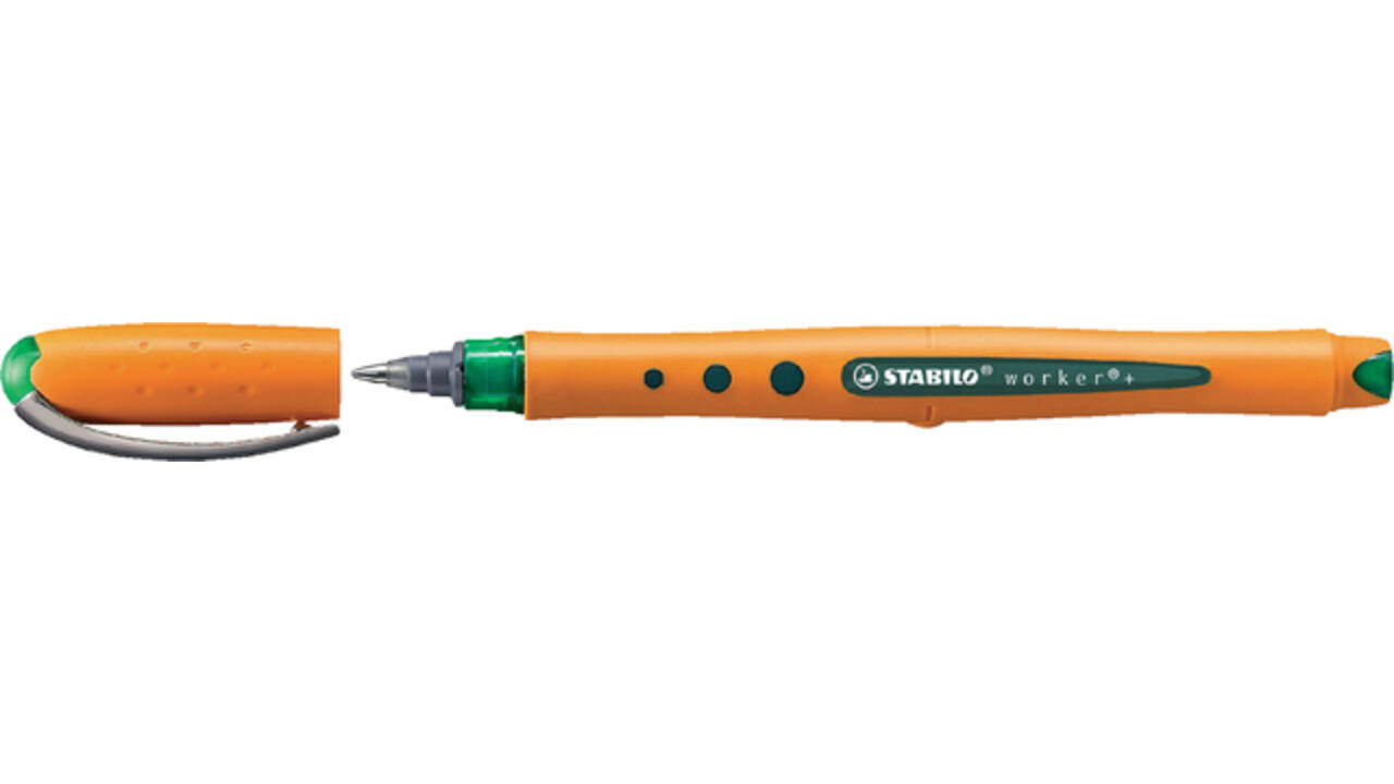 Rollerpen STABILO worker 2018/36 medium groen