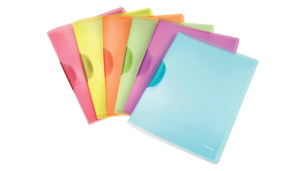 Klemmap Leitz Colorclip A4 PP assorti