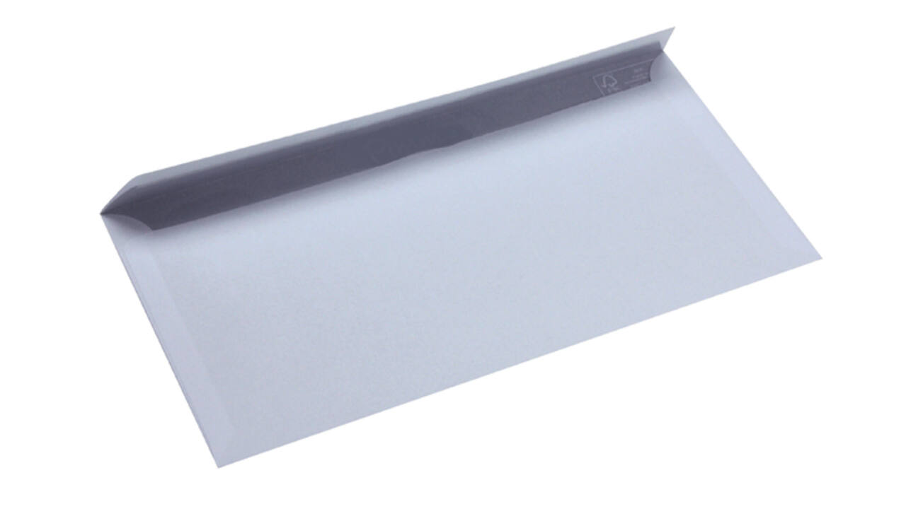 Envelop Quantore bank EA5/6 110x220mm wit 500 stuks