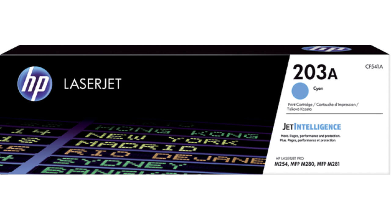 Tonercartridge HP CF541A 203A blauw
