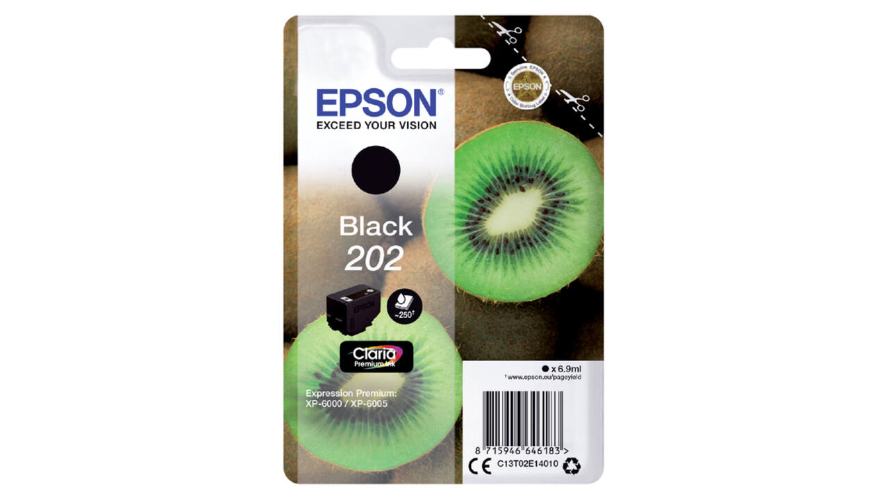 Inktcartridge Epson 202 T02E14 zwart