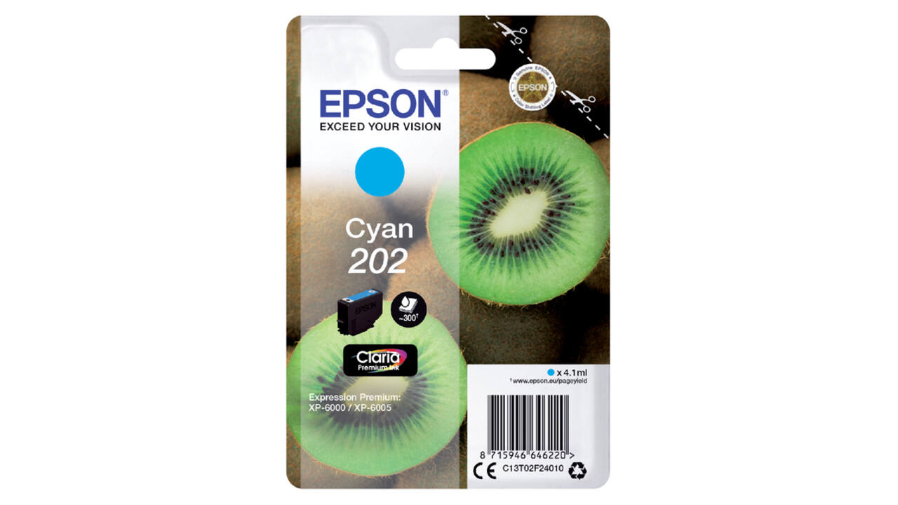 Inktcartridge Epson 202 T02F24 blauw