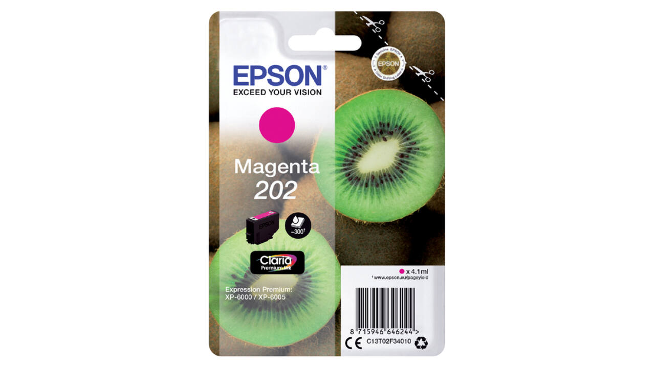 Inktcartridge Epson 202 T02F34 rood
