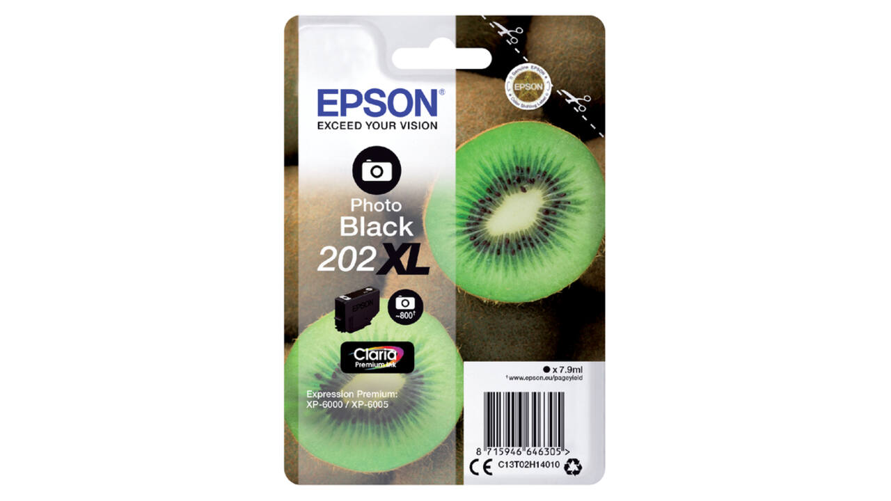 Inktcartridge Epson 202XL T02H14 foto zwart