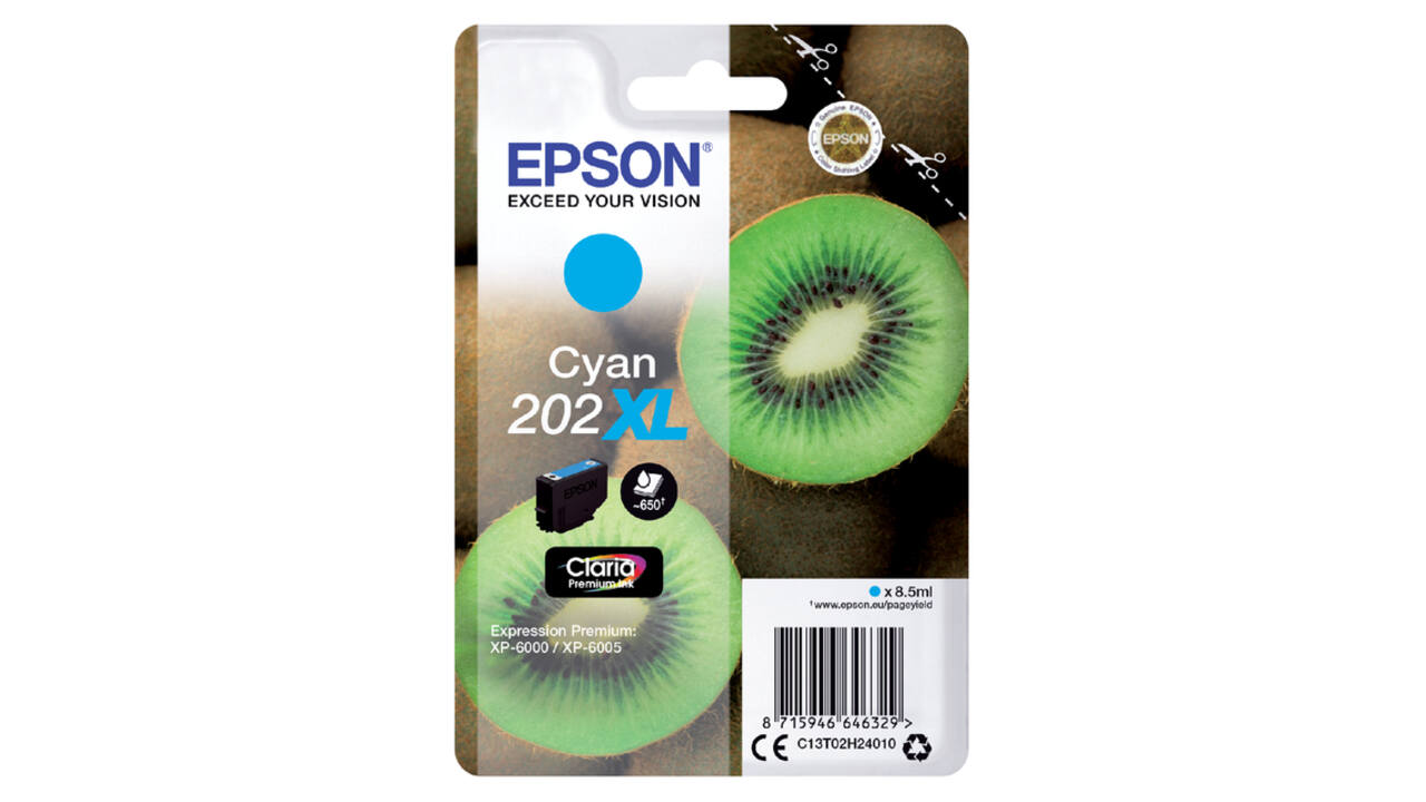 Inktcartridge Epson 202XL T02H24 blauw