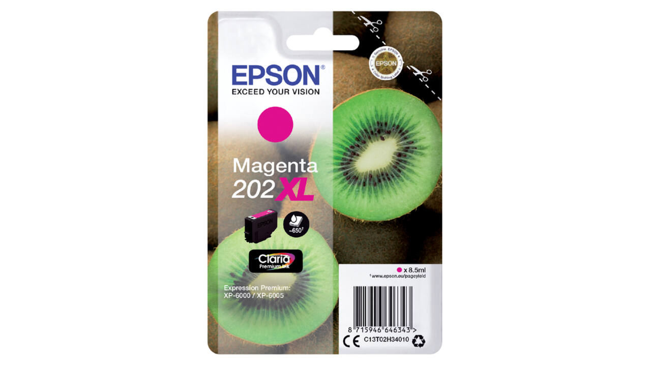 Inktcartridge Epson 202XL T02H34 rood