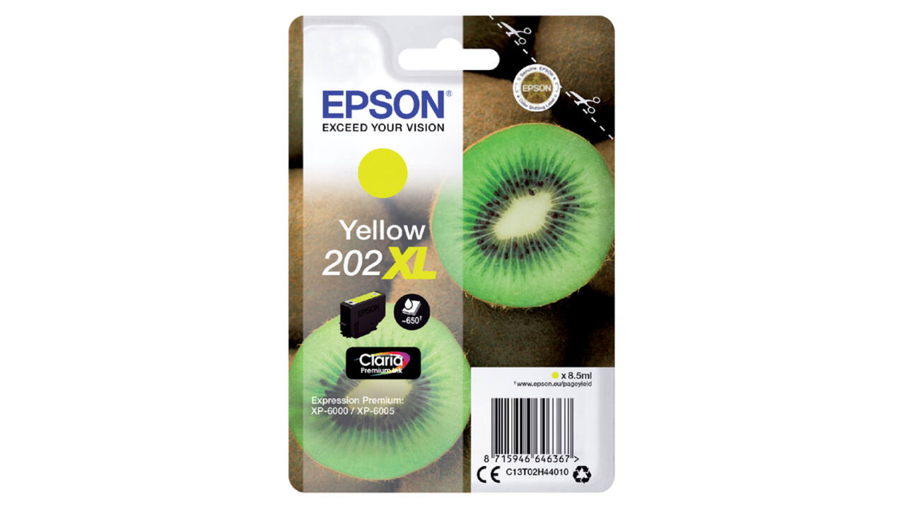 Inktcartridge Epson 202XL T02H44 geel