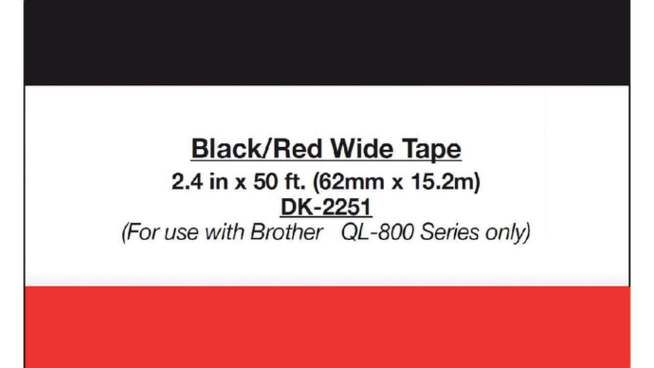 Etiket Brother DK-22251 doorlopend 62mm 1 rol á 15m wit