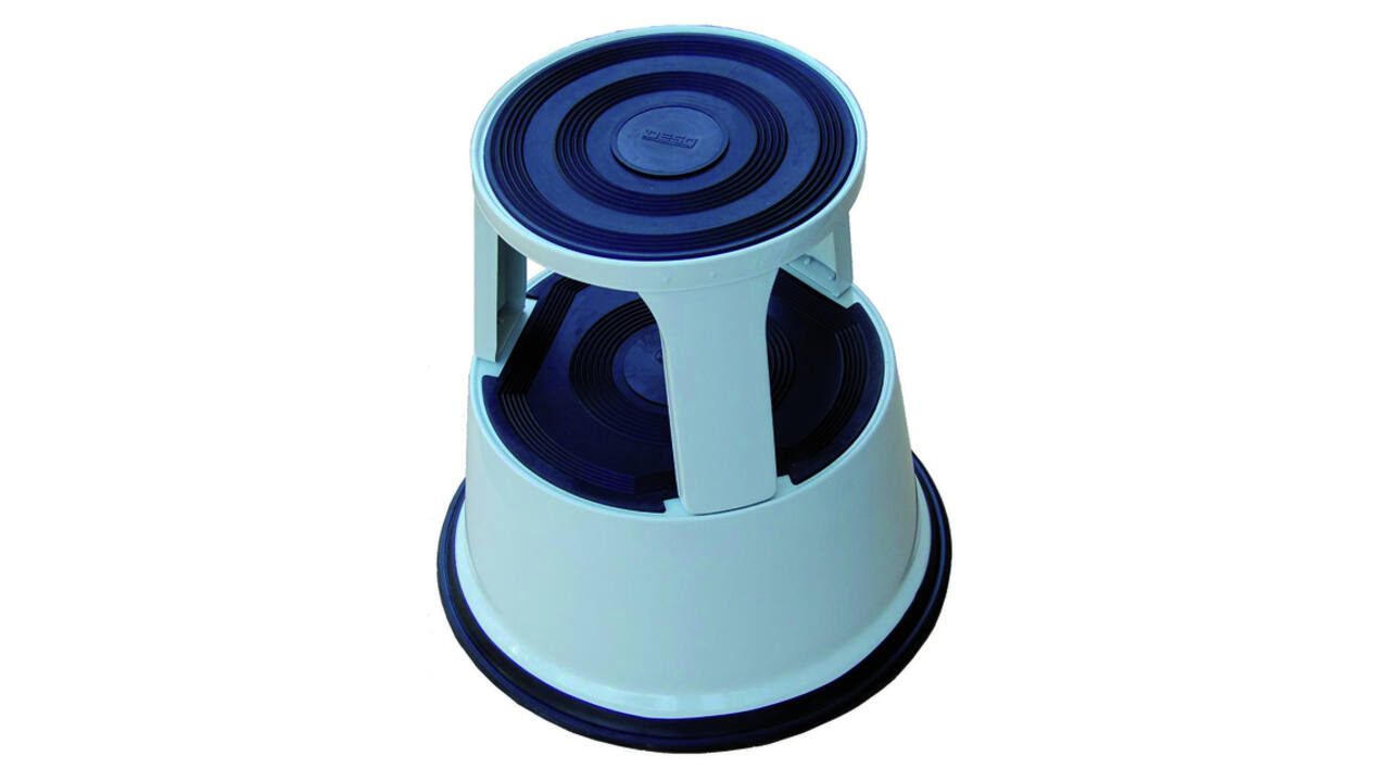 Opstapkruk Desq 420mm metaal grijs