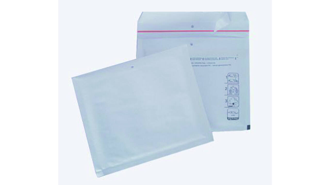 CD envelop Quantore luchtkussen 175x200mm wit 5 stuks