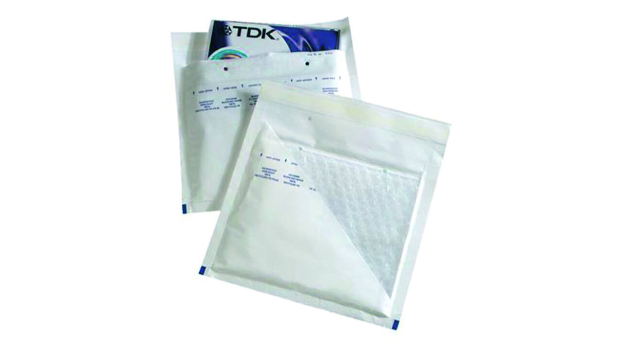CD envelop Quantore luchtkussen 175x200mm wit 5 stuks