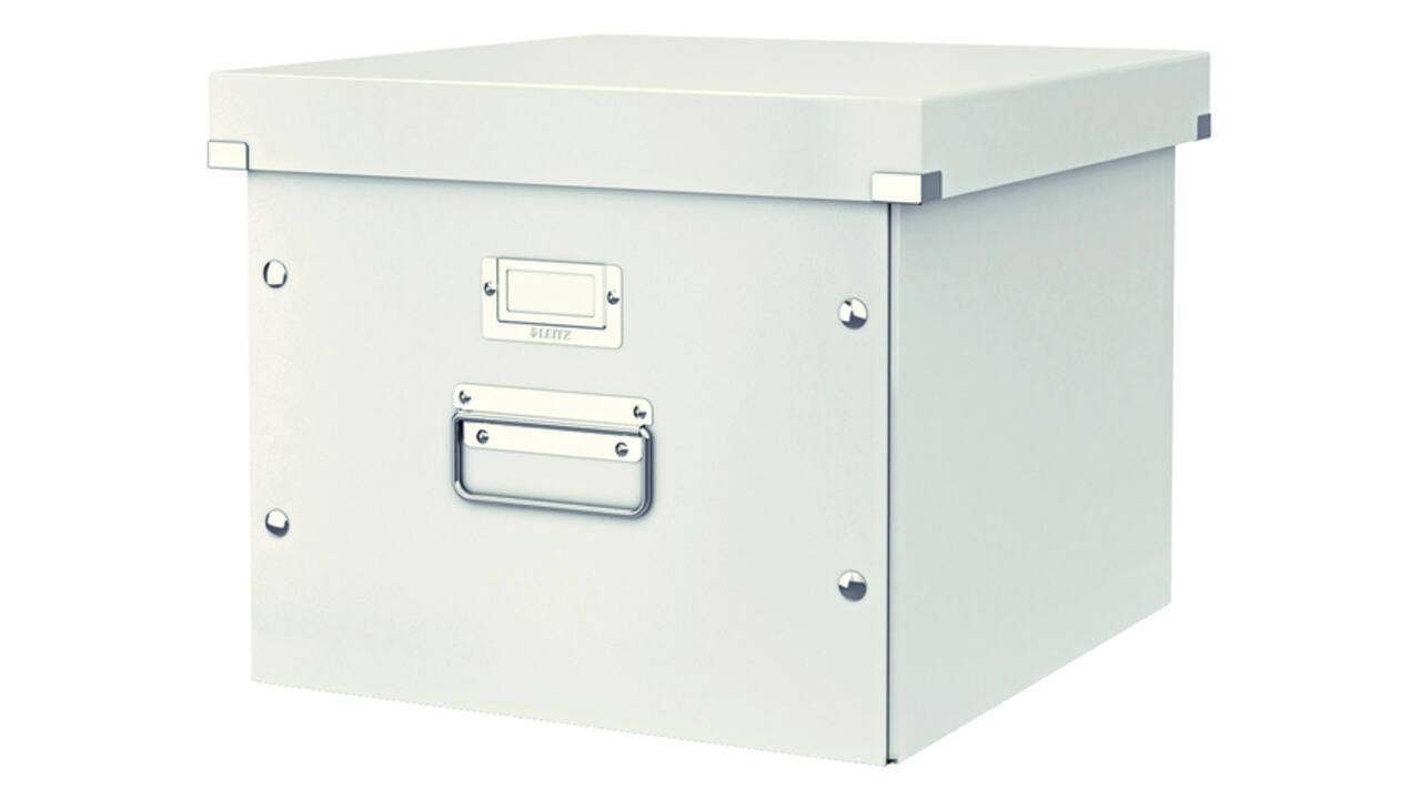 Hangmappenbox Leitz click & store WOW gerecycled karton 357x285x367mm wit