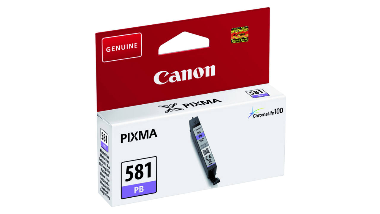 Inktcartridge Canon CLI-581 foto blauw