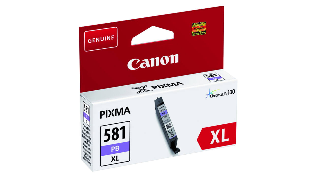 Inktcartridge Canon CLI-581XL foto blauw