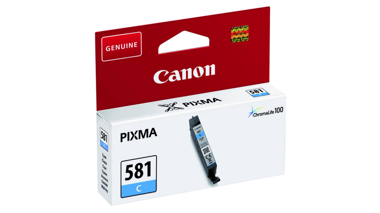 Inktcartridge Canon CLI-581 blauw