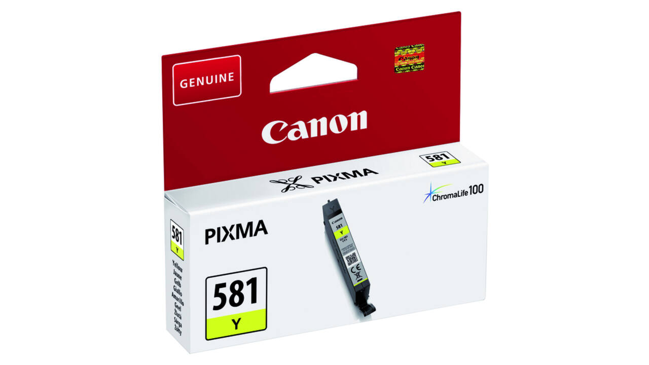 Inktcartridge Canon CLI-581 geel