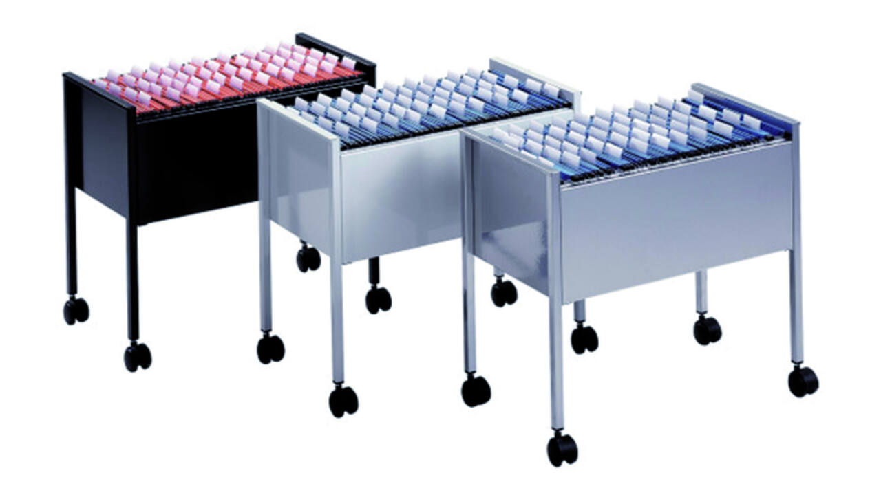 Hangmappentrolly Durable Economy 80 A4 zwart