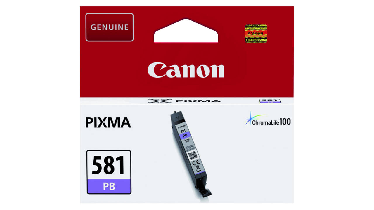 Inktcartridge Canon CLI-581 foto blauw