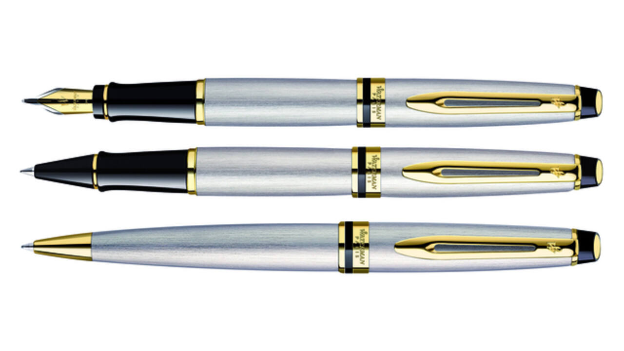 Balpen Waterman Expert stainless steel GT medium