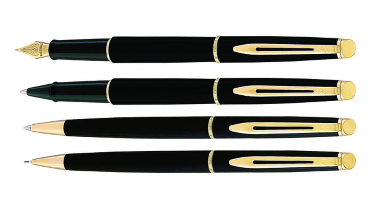 Rollerpen Waterman Hémisphère matt black GT fijn