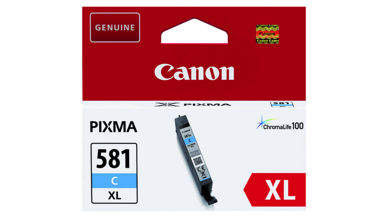 Inktcartridge Canon CLI-581XL blauw
