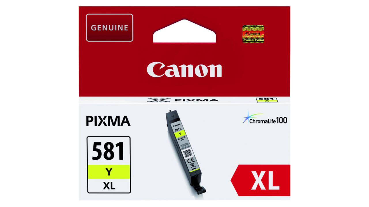 Inktcartridge Canon CLI-581XL geel