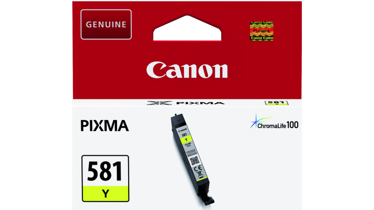 Inktcartridge Canon CLI-581 geel