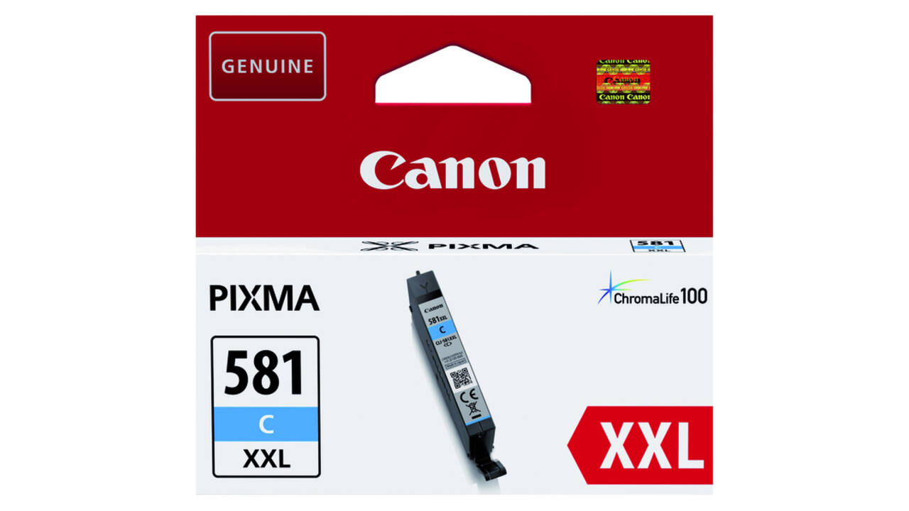 Inktcartridge Canon CLI-581XXL blauw
