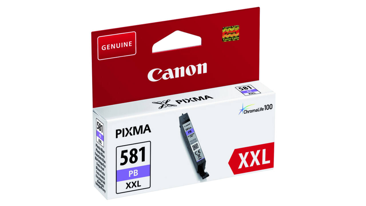 Inktcartridge Canon CLI-581XXL foto blauw