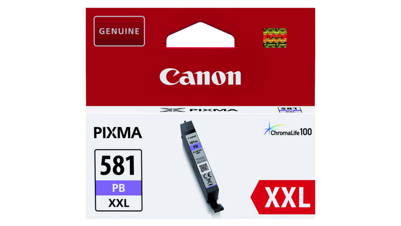 Inktcartridge Canon CLI-581XXL foto blauw