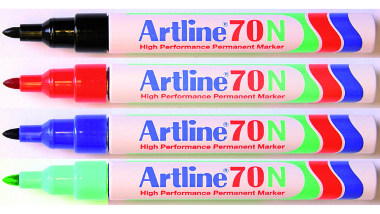 Viltstift Artline 70 rond 1.5mm zwart