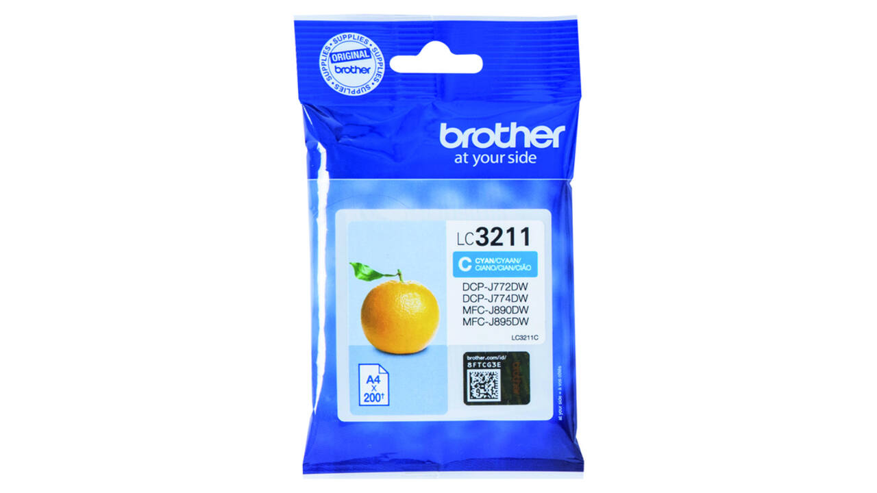 Inktcartridge Brother LC-3211C blauw