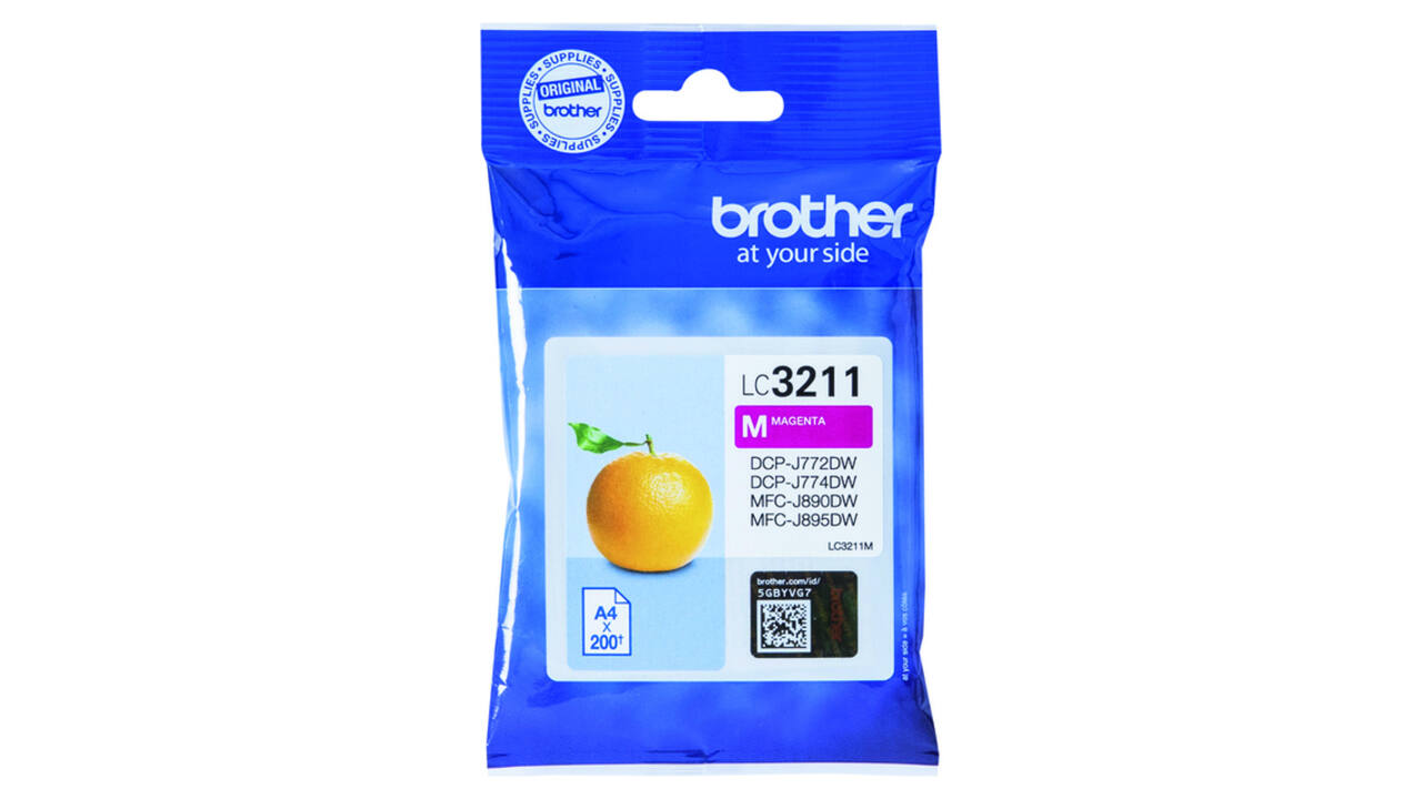 Inktcartridge Brother LC-3211M rood