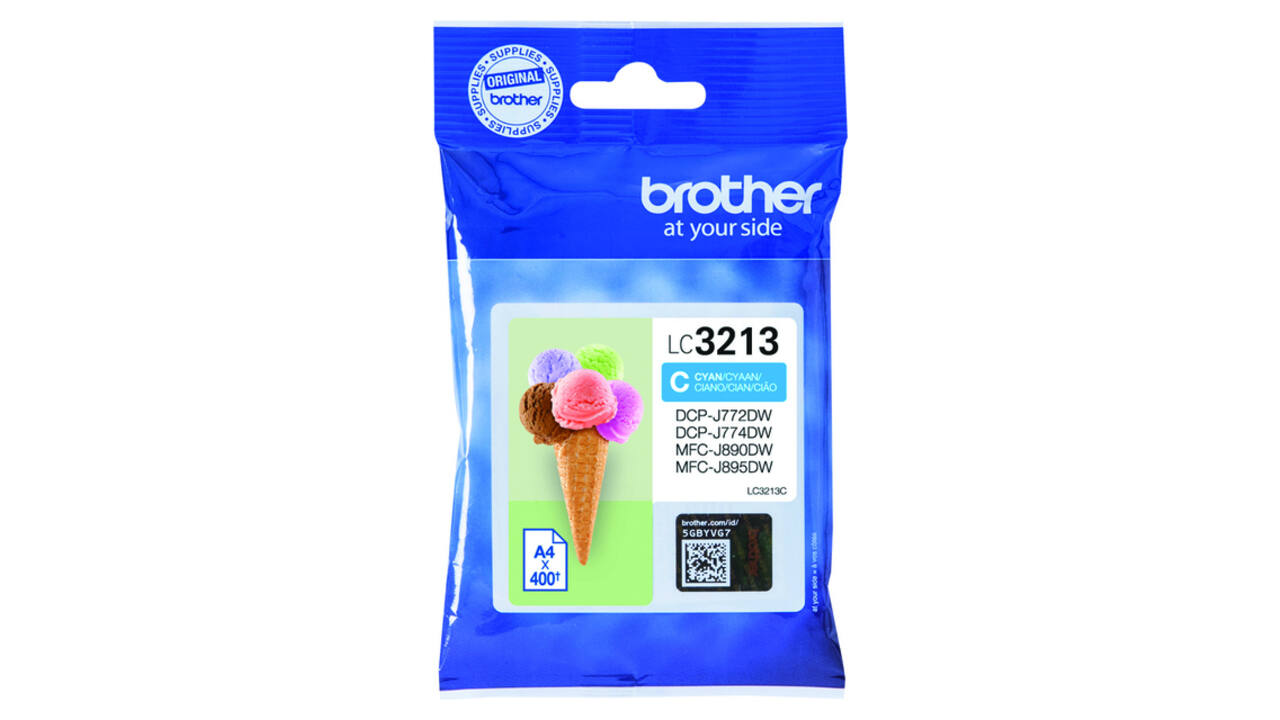 Inktcartridge Brother LC-3213C blauw