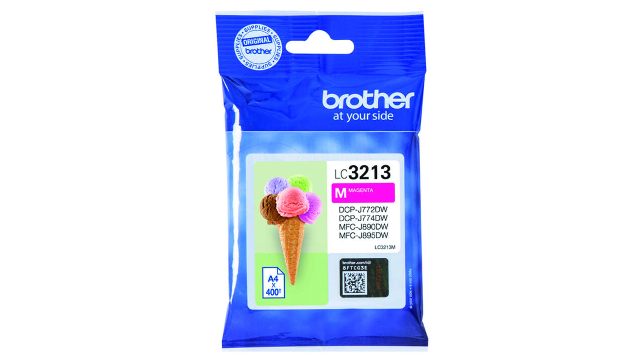 Inktcartridge Brother LC-3213Mrood