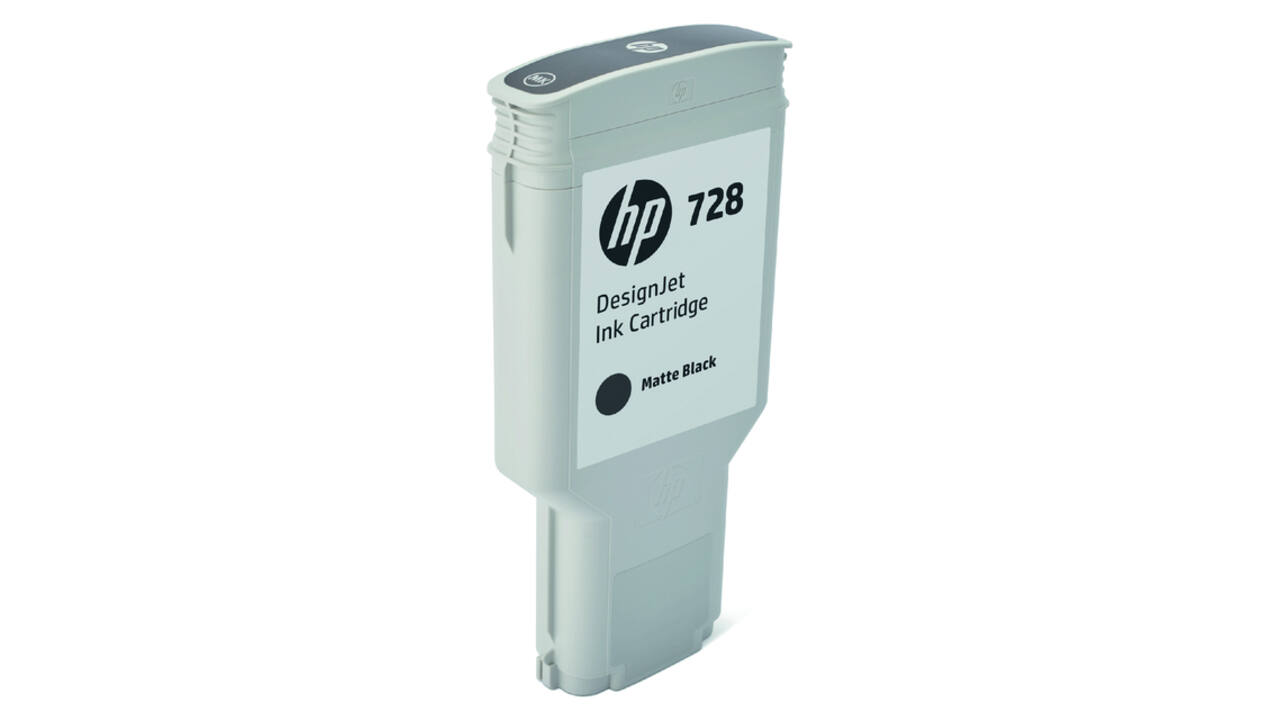 Inktcartridge HP F9J68A 728 mat zwart