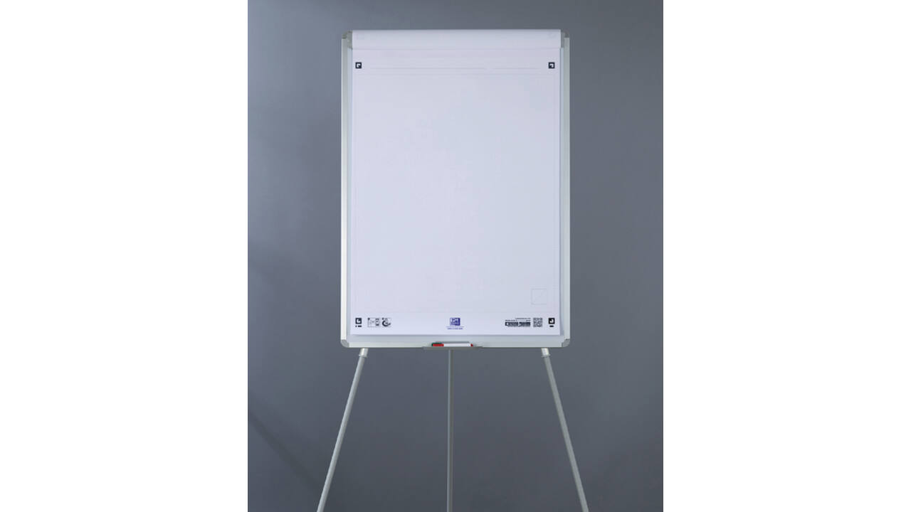Flipoverpapier Oxford smart 650x980mm blanco 90 gram 20 vel