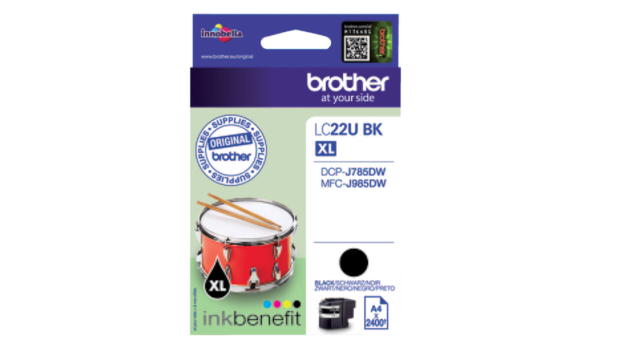 Inktcartridge Brother LC-22UBK zwart