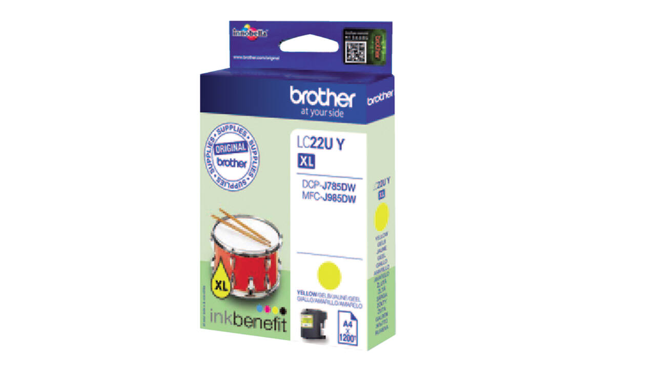 Inktcartridge Brother LC-22UY geel
