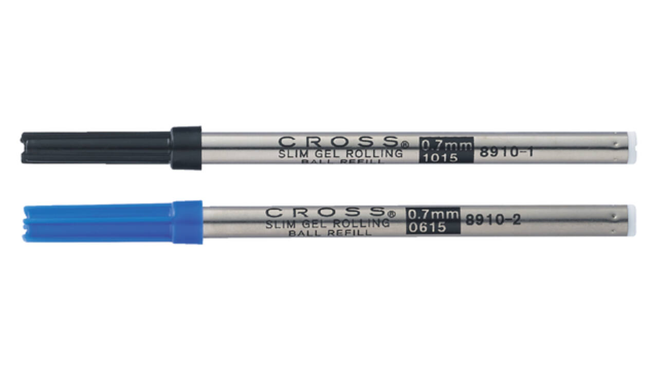 Rollerpenvulling Cross classic century en Click medium blauw