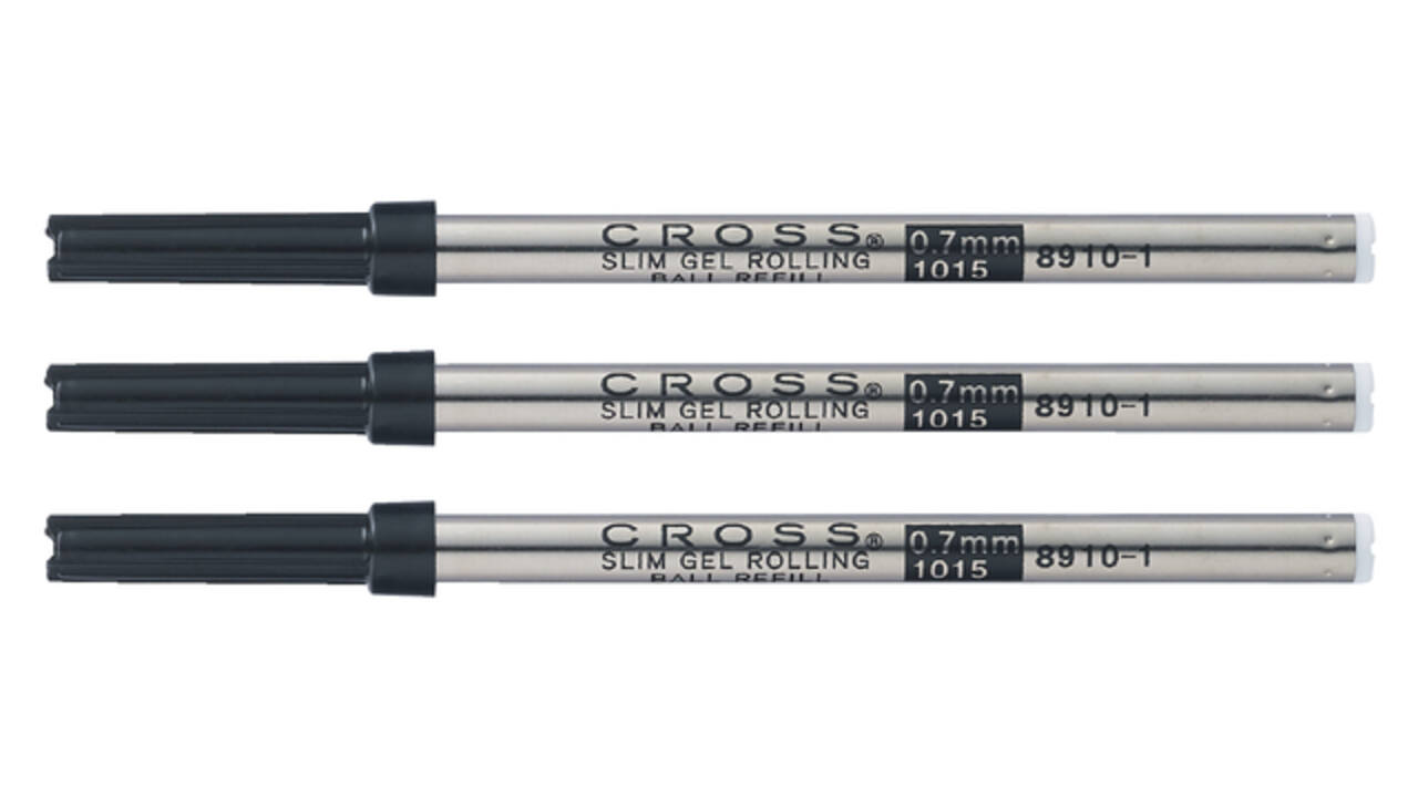 Rollerpenvulling Cross classic century en Click medium zwart