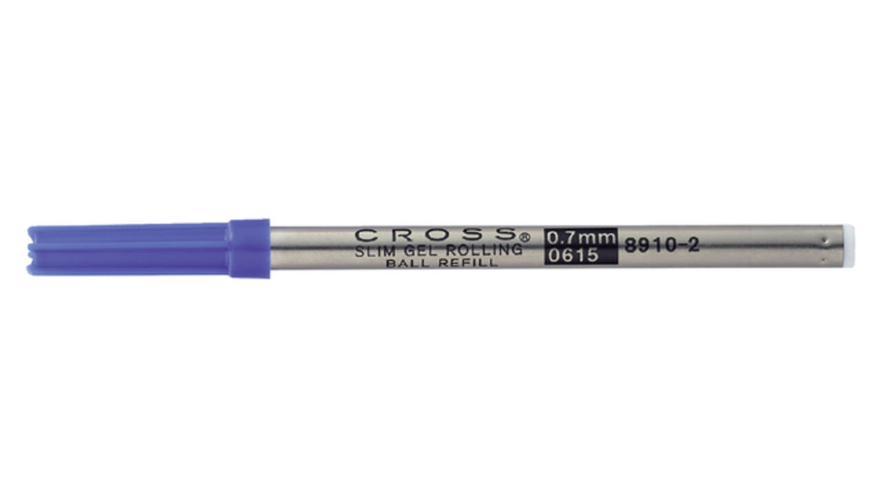 Rollerpenvulling Cross classic century en Click medium blauw