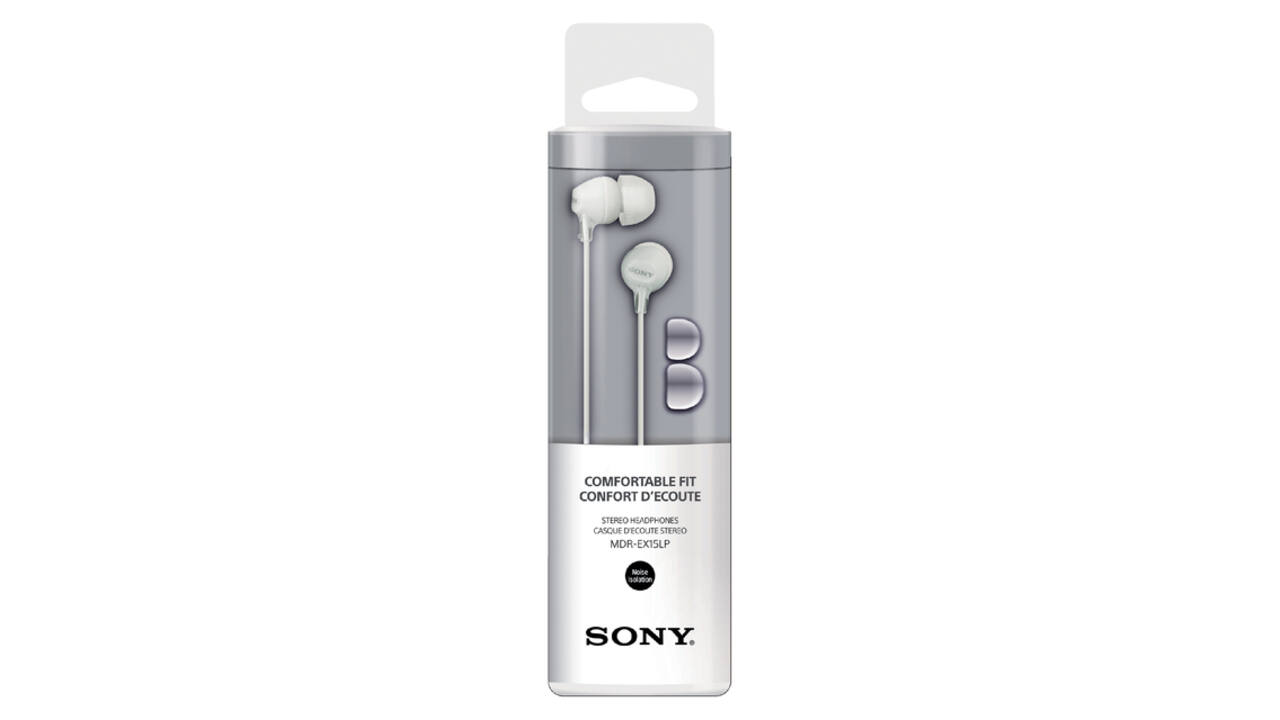 Oortelefoon Sony EX15LP basic wit