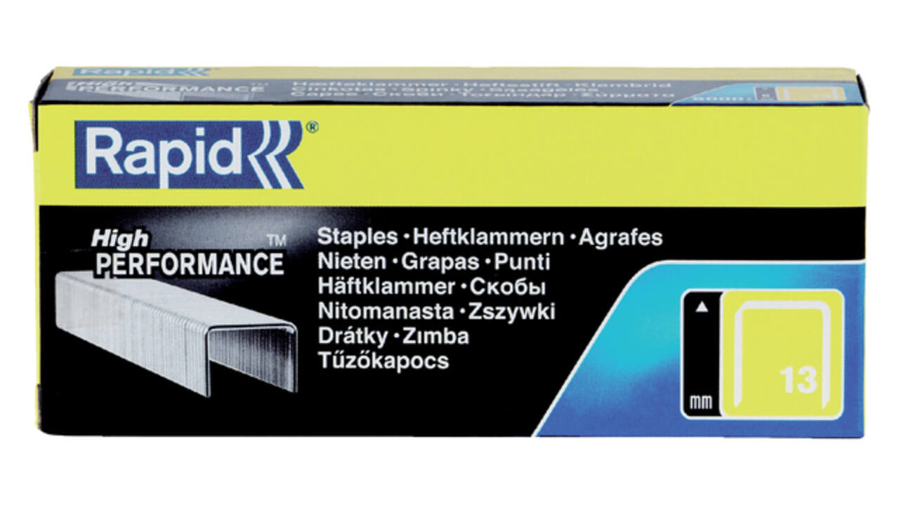 Nieten Rapid 13/8 gegalvaniseerd standaard 5000 stuks