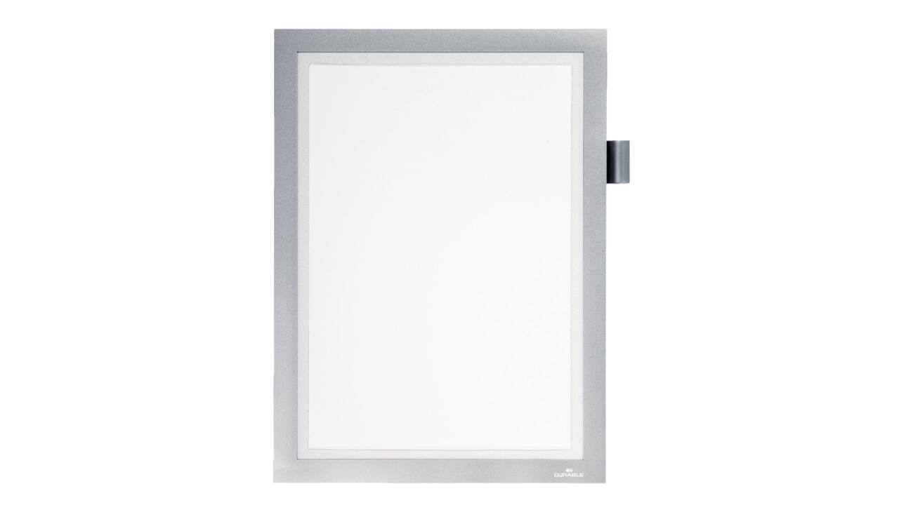 Duraframe Durable 499323 Note A4 zelfklevend zilvergrijs