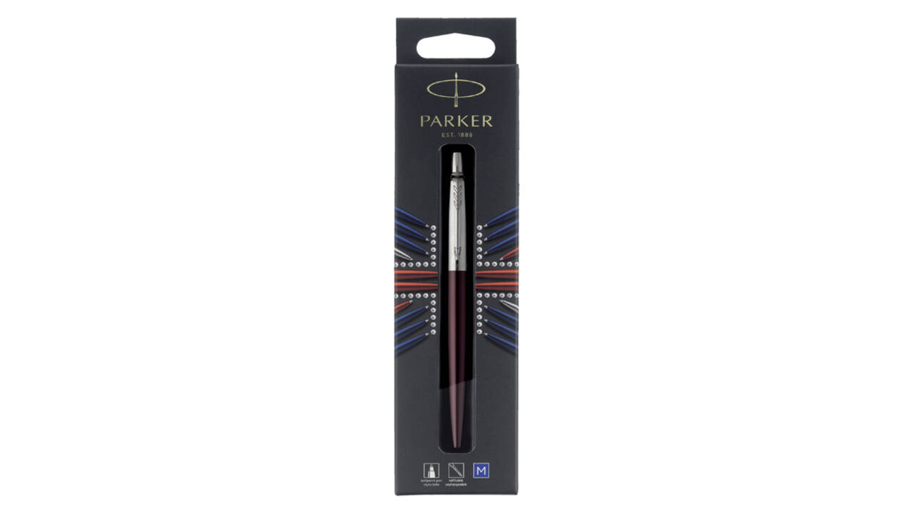 Balpen Parker Jotter Victoria violet CT medium blister à 1 stuk
